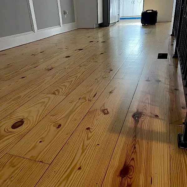 Wide Plank Wood Floor Repair & Refinishing in Wayne, PA