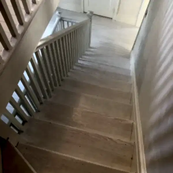 Residential White Oak Parquet and Plank Floors and Steps in Washington Square West, Philadelphia