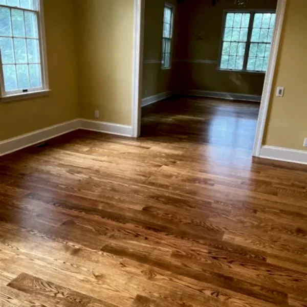 Residential New Site Sanded Hardwood Floor Installation and Finishing in Maple Glen, PA