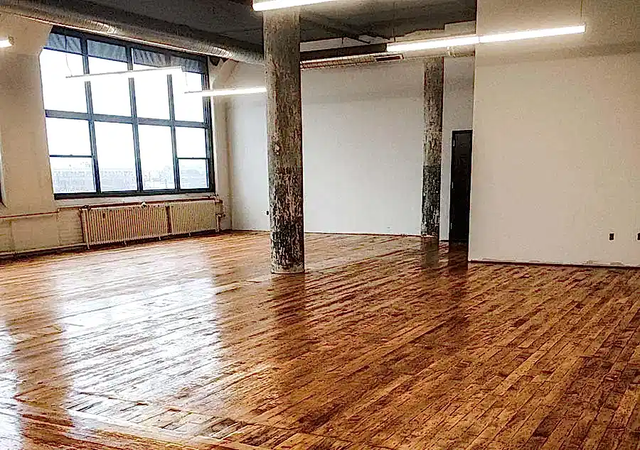 Refinished hardwood floors in Northern Liberties, Philadelphia